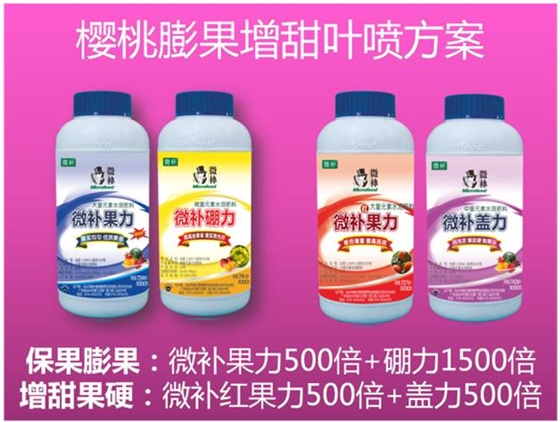 櫻桃用什么葉面肥？